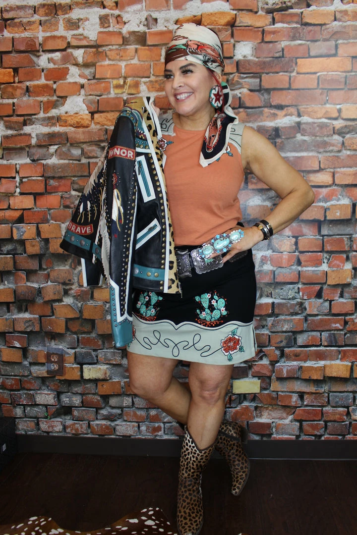 Budget π Double D Ranch - Gayle Collection Donβt Fence Me In π Skirt π 8 Double D Ranch - Gayle Collection Donβt Fence Me In Skirt