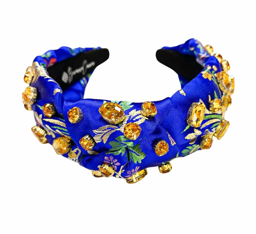 Best reviews of 𧨠Brianna Cannon Hats/Headbands/Scarves/Gloves Royal Blue Silk Floral Headband With Hand-Sewn Crystals π 4 Brianna Cannon Hats/Headbands/Scarves/Gloves Royal Blue Silk Floral Headband With Hand-Sewn Crystals