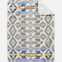 Pendleton Silver Bark Sherpa Stroller BLANKET