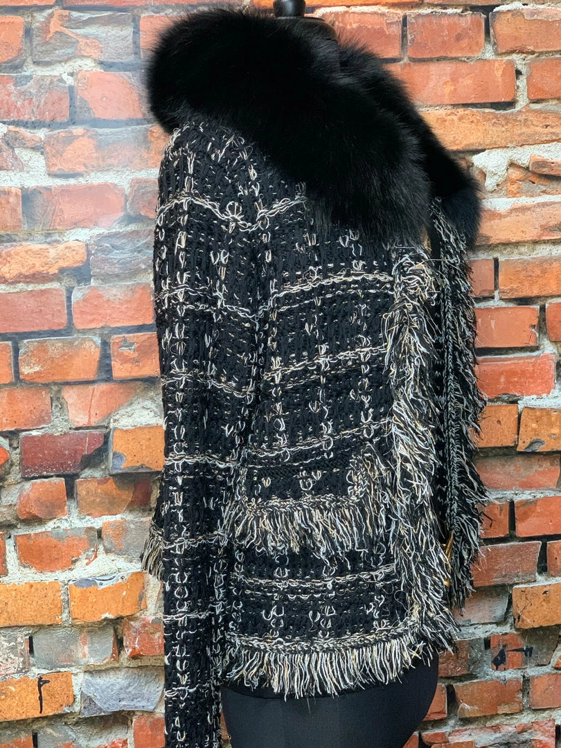 Best Sale ๐คฉ Oo La La The Miss Bouvier Blazer W/Fox Fur โ 4 Oo La La The Miss Bouvier Blazer W/Fox Fur