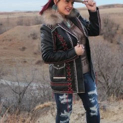 Double D Ranch Wear - Nashville Emmy's Guitar Jacket Jackets