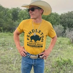 Pendleton Bison Graphic Tee Men's Shirts