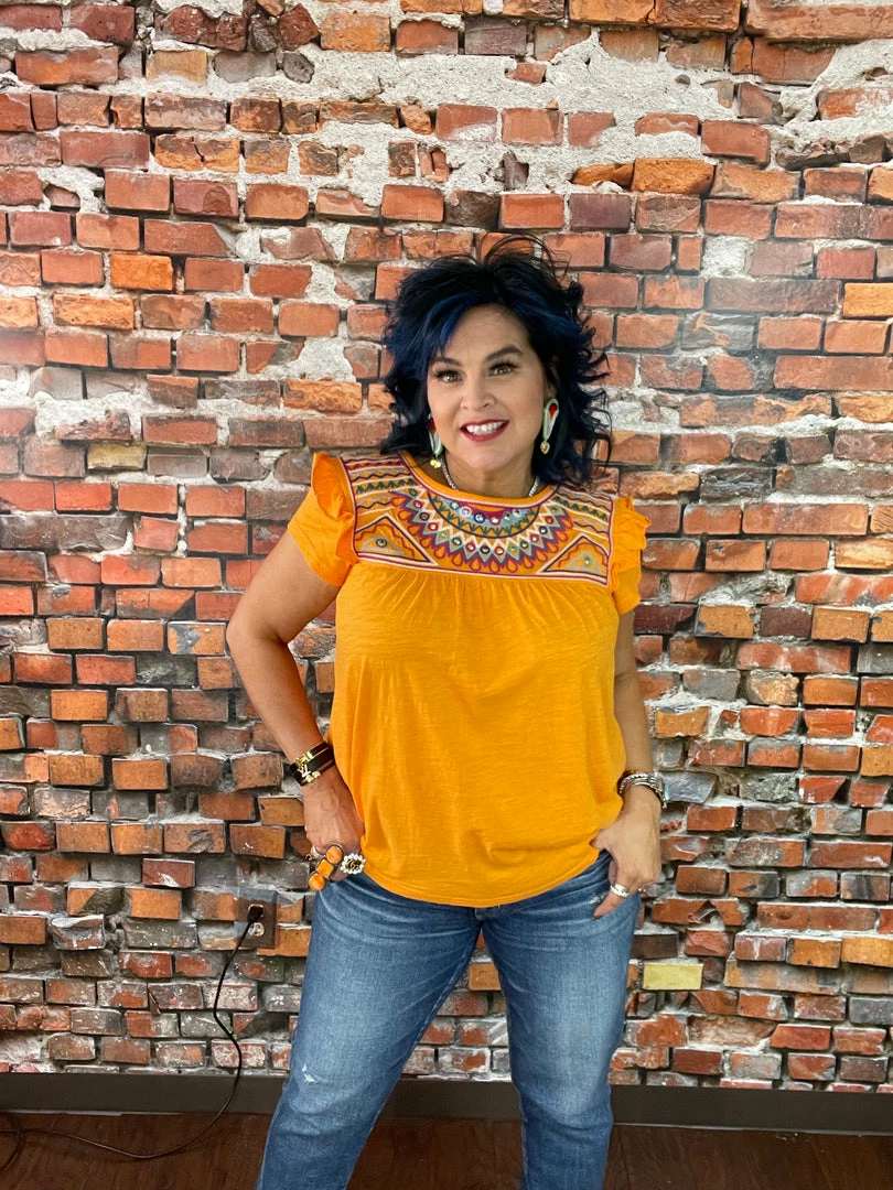 Hot Sale 🎉 Double D Ranch Wear - Folk Foray Collection Palomita Top Tops 🤩 7 Double D Ranch Wear - Folk Foray Collection Palomita Top Tops