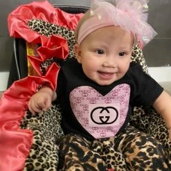 The Sparkling Spur Kids Of A King Lil Miss Laura’s Leopard Bell Bottoms