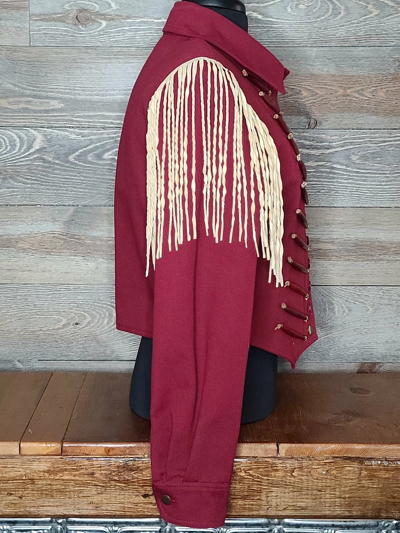 Wholesale 👏 Double D Ranch Wear Cropped Wine Colored Jacket TIFFIANY'S CLOSET 😀 4 Double D Ranch Wear Cropped Wine Colored Jacket TIFFIANY'S CLOSET