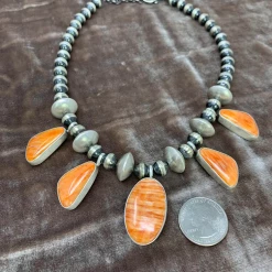 The Sparkling Spur Spiny Oyster Necklace