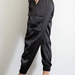 The Sparkling Spur Satin Jogging Pants