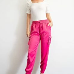 The Sparkling Spur Satin Jogging Pants